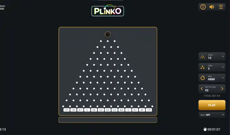 Plinko Ball game