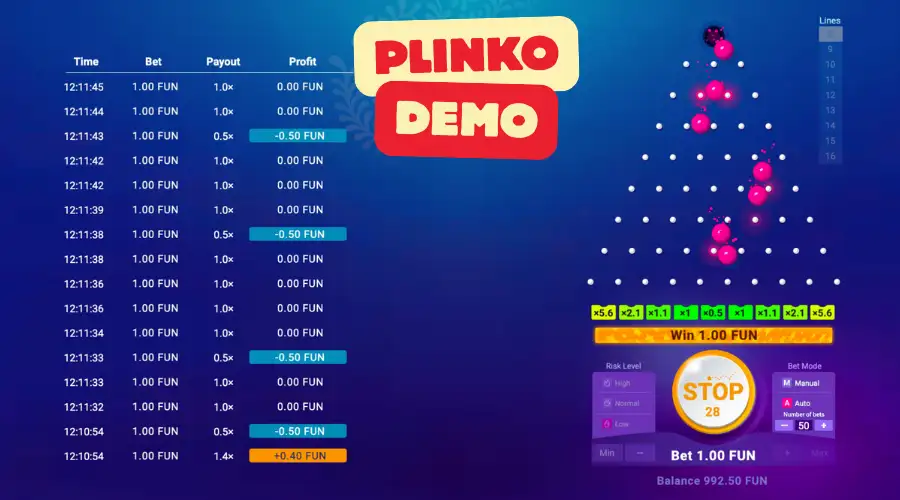Plinko Demo Spielen